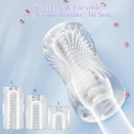 Transparent Textured Male Masturbator Sleeve - Image 4