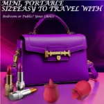 Portable Rechargeable G-Spot Vibrator for Travel and Discreet Storage