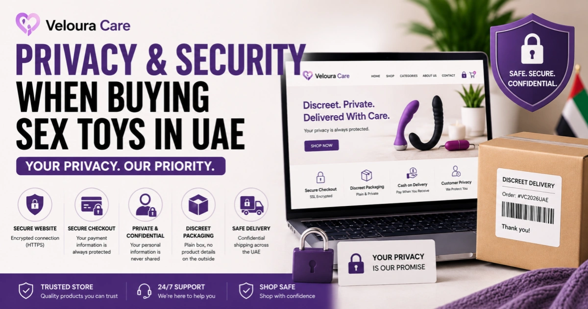 Privacy & Security When Buying Sex Toys In UAE 2026 guide for safe online shopping
