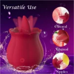 Versatile G-Spot and Clitoral Vibrator for Internal and External Stimulation