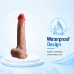 Realistic Thrusting Dildo Vibrator – Body-Safe Silicone Rechargeable G-Spot Vibrator - Image 8