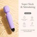 Classic Wand Vibrator for Women – Purple - Image 2
